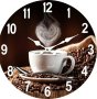 Стенен часовник "Ароматно кафе"