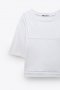 Zara-Нова блуза с перфорирана тъкан, снимка 1 - Тениски - 34257334
