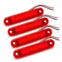 Комплект LED габарити 12 V, червени – 4 бр., снимка 1