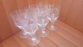 Кристални чаши за алкохол, столче, ръчна гравюра – 6 бр, снимка 1