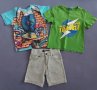 Лот тениски и къси панталони за момче Размер 2-3 години, снимка 1 - Детски комплекти - 42101174