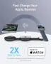 Anker Ultra Compact 3-in-1 Qi2 Wireless Charger - безжично зарядно за телефон и Apple Watch,USB-C, снимка 3