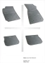 Гумени стелки за Audi A4 B5 1994-2001г, снимка 2