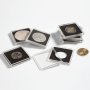 Квадратни капсули за монети QUADRUM - 20 мм , 10 бр., снимка 1 - Нумизматика и бонистика - 42014298