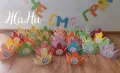комплект за празника на буквите надпис и корони, снимка 2