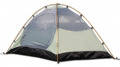 Палатка двуместна (двуслойна) с размери 210x140x105 см Вътрешният слой на палатката е от мрежест пла, снимка 2