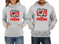Суитчър/Суитшърт за двойки Got big love for my Girl Boy Friend Подарък,Любов,Влюбен,Празник, снимка 1