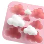 8 облака облаци облак дълбок силиконов молд форма свещи гипс сапун смола фондан декорация торта , снимка 3