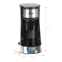 Програмируема кафеварка BEEM, Thermo 2 Go, с вграден термос 420 ml, 24h таймер, LCD екран, мие, снимка 9