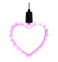 Лампа сърце, Висяща лампа, розова, снимка 1 - Лед осветление - 44431353