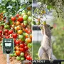 Нов Соларен ултразвуков репелент за котки животни PIR сензор LED за градина двор защита, снимка 4