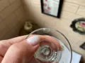 Красиви стари кристални тънкостенни чаши, 6 бр, снимка 8
