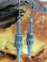 Стари, масивни сребърни обеци, снимка 5
