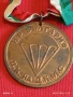 Медал За ЗАСЛУГИ в ПАРАШУТИЗМА ЦК на ДКМС НРБ рядък за КОЛЕКЦИЯ 53511, снимка 2