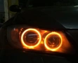 Комплект LED Angel Eyes крушки за BMW CANBUS оранжева светлина, снимка 11