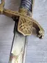 Фердинандова сабя Образец 1905 г. от Военно на Негово Величество училище стара българска сабя , снимка 1