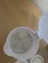 Чисто нова Сгъваема Електрическа Кана За Пътуване 600ml 750W Бяла, снимка 3
