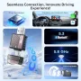 Нов Wireless CarPlay Android Auto Адаптер 2025 iOS/Android USB-C за кола, снимка 2