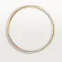 CARTIER Trinity Half Paved Diamond Дамска Гривна, снимка 5