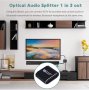 1X3 SPDIF TOSLINK Оптичен Сплитер за Цифрово Оптично Аудио 1х Вход 3х Изхода LPCM 2.0 DTS Dolby-AC3, снимка 6