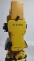 Тотална станция Topcon GTS-300 в комплект с тринога, щок и призма, снимка 3