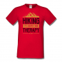 Мъжка тениска Hiking It's Cheaper Than Therapy,Къмпинг,Планина,Изненада,Подарък,Поход,Връх,Хижа,, снимка 3