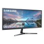 Mонитор 34" UWQHD Samsung LS34J550WQRXEN (3440x1440) 21:9 3000:1 300cd/m2 60Hz 4ms GTG DP HDMI