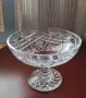 Масивна кристална купа на столче, снимка 2