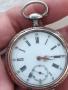 Сребърен джобен часовник , снимка 9