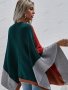 Дамска широка модна жилетка с цветни блокове, 2цвята - 023, снимка 15