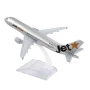 Еърбъс 320 самолет модел макет Jet Star пътуване пътници куфари, снимка 4