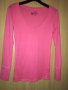 Розова памучна блуза р. S, снимка 1 - Блузи с дълъг ръкав и пуловери - 34506942