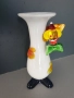 Murano 25см/стара италианска стъклена ваза-клоун от Мурано стъкло, снимка 1