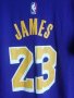 LA Lakers Lebron James #23 Nike Tee оригинална тениска Лейкърс Джеймс размер L  , снимка 3