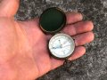 стар малък, бронзов компас - West Germany, снимка 3