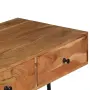 vidaXL Бюро за стена, 90x40x170 см, акациево дърво масив, снимка 3