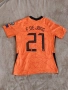 Мъжка футболна тениска NETHERLANDS,F. DE JONG,21,NIKE. , снимка 3