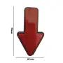 Червени светлоотразители стрелка 70 x 40 mm 2 броя, снимка 3