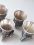 Много редки Руски сребърни чаши за ракия/сребро 84/ПРОДАДЕНИ, снимка 12