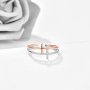 Нов регулируем отворен сребърен пръстен с кръст за Жени Подарък   , снимка 3