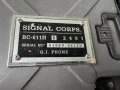 Реплика на ретро военен телефон SIGNAL CORPS BC-611H , стационарен телефон, снимка 3