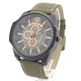 Мъжки часовник с кожена каишка в зелено Код на продукта:B-01-104, снимка 3