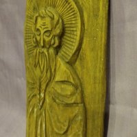 ръчна дърворезба на светец, снимка 8 - Антикварни и старинни предмети - 42263893