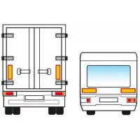 Комплект стикери за ремарке камион фургон 56 х 20 см, снимка 2 - Аксесоари и консумативи - 35898435