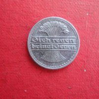 50 пфенинг 1921 Германия стара монета , снимка 5 - Нумизматика и бонистика - 41688129