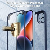 Нов Защитен Калъф с протектор за екран за iPhone 14 , снимка 6 - Аксесоари за Apple - 41650213