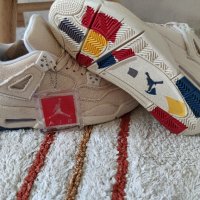 Nike Air Jordan 4 Blank Canvas Размер 38 Номер Нови Обувки Кецове Маратонки Бежови, снимка 2 - Маратонки - 42318754