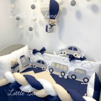 Cars Set Комплект за бебешко легълце с колички, вариант  11 части , снимка 1 - Спално бельо и завивки - 41501800