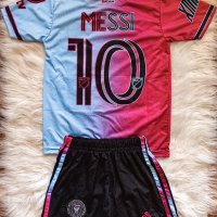 ПОСЛЕДНА БРОЙКА!! Детско-юношески футболен екип д-р 176 Интер Маями Меси Inter Miami Messi , снимка 2 - Детски комплекти - 41317584