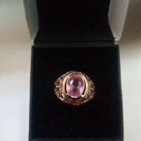 Съветски златен пръстен ажур 583, снимка 2 - Пръстени - 41831386